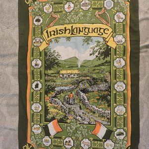 ONE authentic Irish Celtic standard size bandana bandanna green Ireland